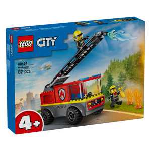 Lego City Fire Engine with Ladder Toy Playset 60463